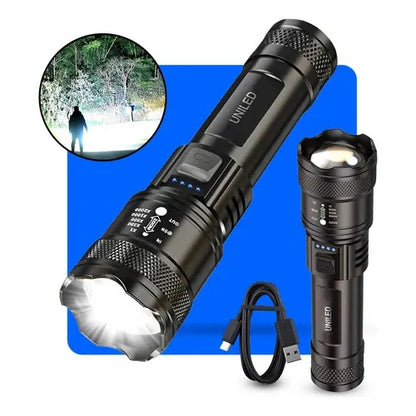 ✨ Kit Automotriz Premium 3 en 1 ✨Linterna LED Recargable + Cargador Inteligente 12V + Ambientador Oud
